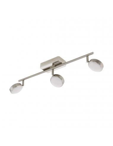 EGLO 97716 - CORROPOLI-C LED spotlight in Acrylic, nickel-matte steel and Acrylic