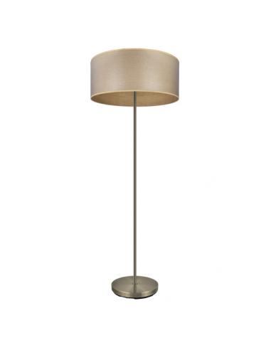 Tania 1xe27 Living Room Foot Leather/Light Wood 162x40x40 Cm