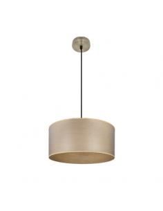 Tania Pendant 1xe27 Leather/Light Wood Regx40x40 Cm