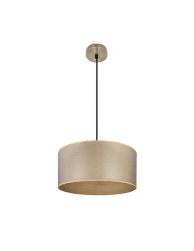 Tania Pendant 1xe27 Leather/Light Wood Regx40x40 Cm