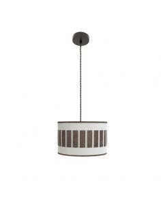 Ivanna 1xe27 Pendant Brown/white-oxide Regx30x30 Cm