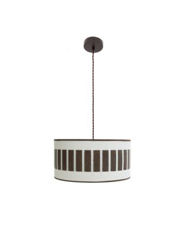 Ivanna Pendant 1xe27 Brown/white-oxide Regx40x40 Cm