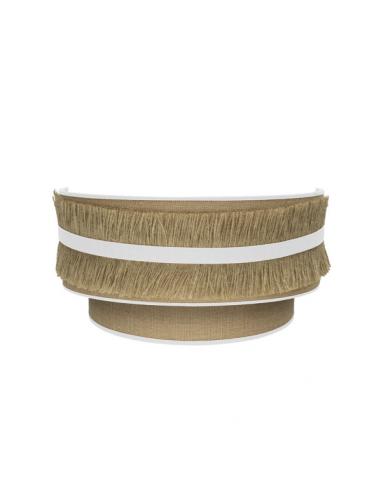 Natalia 1xe27 Wall Lamp-white 17x30x15 Cm