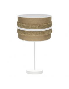 Large Natalia Table Lamp 1xe27 White/bag-white 62x30x30 Cm