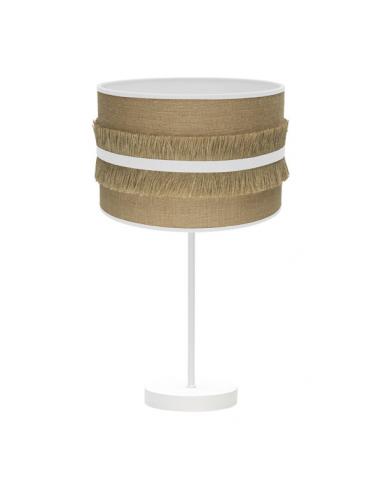 Large Natalia Table Lamp 1xe27 White/bag-white 62x30x30 Cm