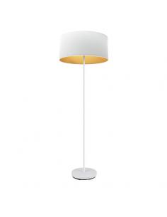 Anuska 1xe27 Living Room Foot White/white-gold 162x40x40 Cm