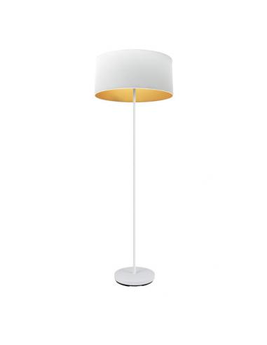 Anuska 1xe27 Living Room Foot White/white-gold 162x40x40 Cm