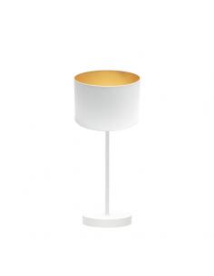 Anuska 1xe14 Table Lamp White/white-gold 46x16x16 Cm