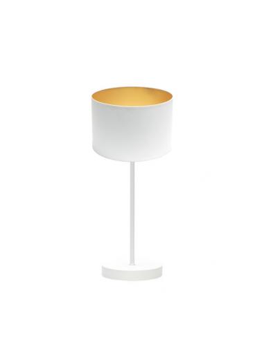 Anuska 1xe14 Table Lamp White/white-gold 46x16x16 Cm