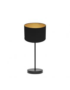 Anuska 1xe14 Black/black-gold table lamp 46x16x16 cm
