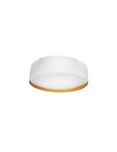 Anuska White/gold 72w ceiling light 5616lm 3000-4000-6500k 12x50x50 cm