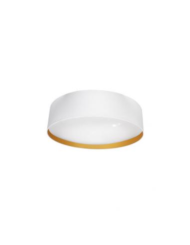 Anuska White/gold 72w ceiling light 5616lm 3000-4000-6500k 12x50x50 cm