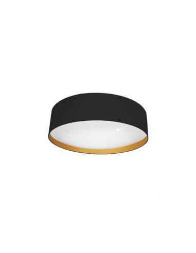 Anuska Black/gold 72w ceiling light 5616lm 3000-4000-6500k 12x50x50 cm
