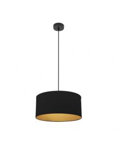Anuska 1xe27 Black/black-gold Regx40x40 Cm Pendant