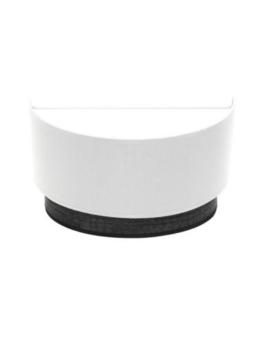 Tatiana 1xe27 Wall Light White-Black Wood 17x30x15 Cm