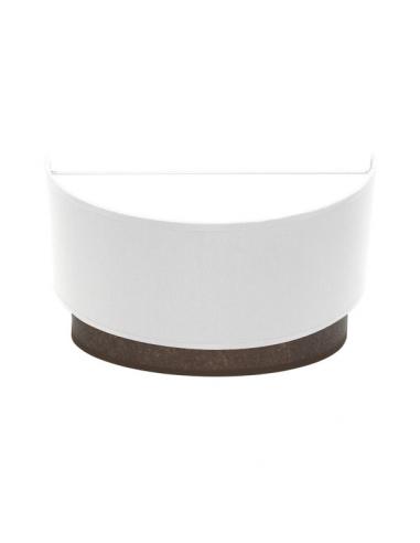 Aplique Tatiana 1xe27 Blanco-oxido 17x30x15 Cm