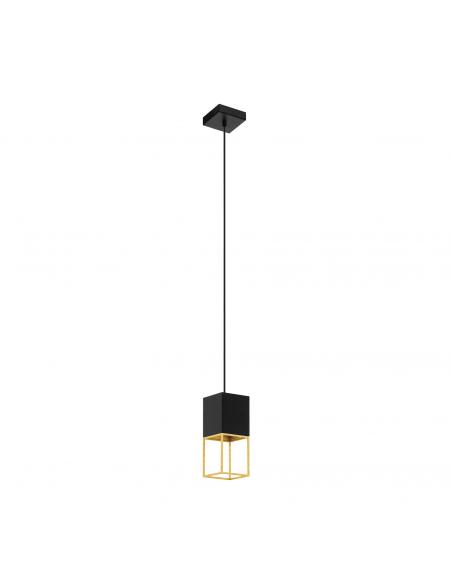 EGLO 97733 - MONTEBALDO Lámpara colgante LED en Acero negro, oro