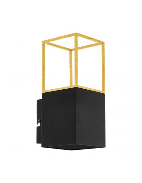 EGLO 97735 - MONTEBALDO LED Wall Light in Black Steel, Gold