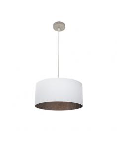 Tatiana 1xe27 Pendant Nickel/white-oxide Regx40x40 Cm