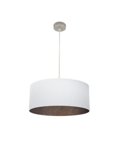 Tatiana 1xe27 Pendant Nickel/white-oxide Regx50x50 Cm