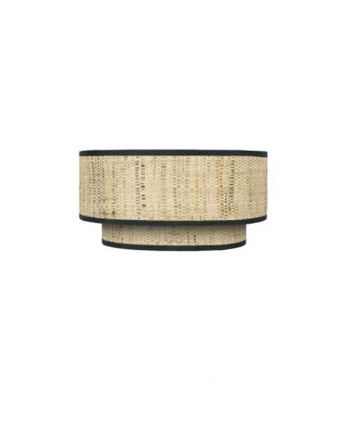 Natasha Wall Light 1xe27 Reed 18x30x15 Cm