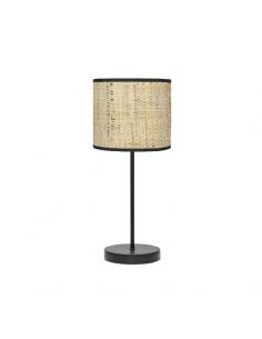 Natasha Table Lamp 1xe14 Black/reed 43x17x17 Cm