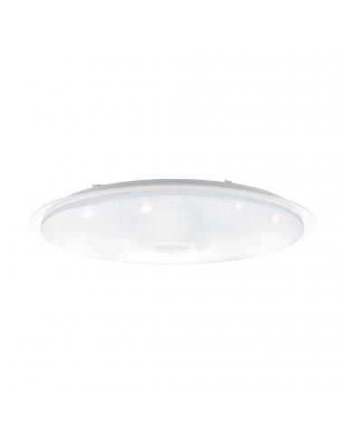 EGLO 97738 - LANCIANO LED ceiling light in white, transparent and acrylic steel with glass effect