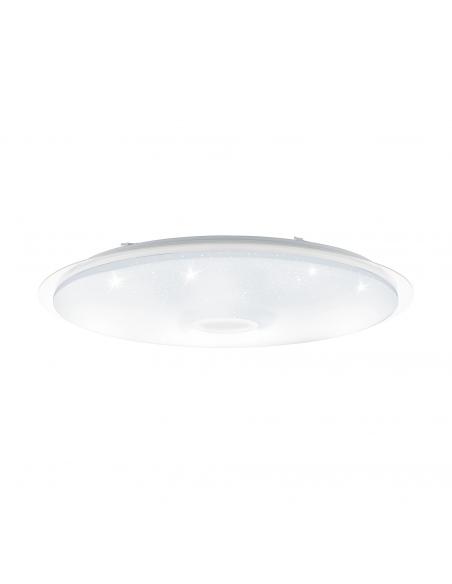EGLO 97738 - LANCIANO LED ceiling light in white, transparent and acrylic steel with glass effect