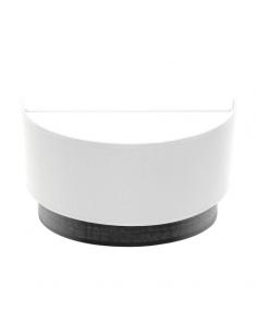 Aplique Olga 1xe27 Blanco/madera Negra 15x30x16 Cm