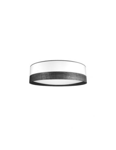 Olga 72w Ceiling Light White/black wood 5616lm 14x50x50 Cm 3000-4000-6500k