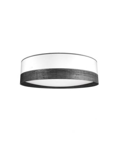 Olga 96w Ceiling Light White/black wood 7488lm 14x60x60 Cm 3000-4000-6500k