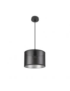 Anastasia Pendant 1xe27 Black/black-silver Regx30x30 Cm