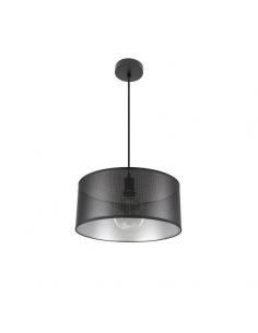Anastasia Pendant 1xe27 Black/black-silver Regx40x40 Cm