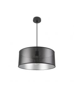 Anastasia Pendant 1xe27 Black/black-silver Regx50x50 Cm