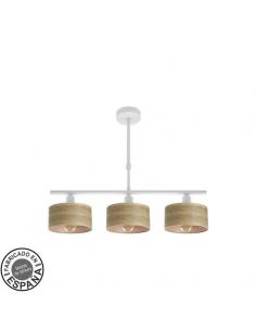 Gilda 3xe14 Lamp White/Light Wood Regx55x14 Cm