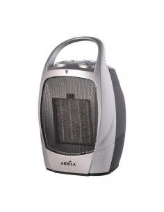 Ceramic Fan Heater 1500w Black/silver Termost.reg 2potenc.vent/heat Anti-tip Handle28x18.5x15cm