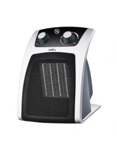 Ceramic Fan Heater 2000w White/black Fan/heat 2powers 3functions Termost.reg. Anti-tip 23x19x17 cm