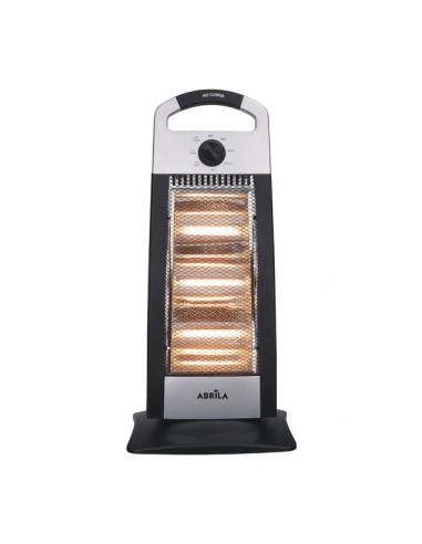 Elect.candente stove 1200w Black/silver 3 powers Oscillating 3elements, handle and anti-tip 62x28x24cm