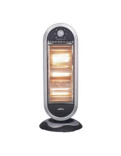 Elect.candente stove 1200w Black/silver 3 powers Oscillating 3 elements Handle And Anti-tip 70x30x30cm