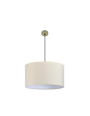 Dori 3xe27 Leather/Beige Regx60x60 Cm Pendant Without Diffuser
