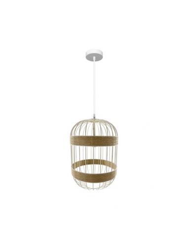 Piedmont Pendant 1xe14 White/natural Regx26x26cm