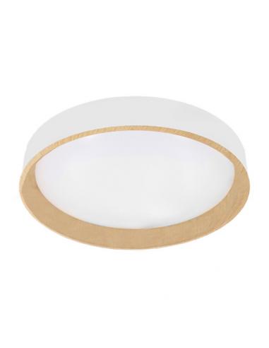 Plafon Morgan 60w 3000-4200-6500k Blanco/haya 7,5x50x50cm 5400lm C/remoto