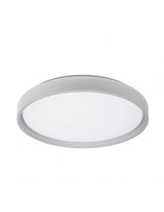 Morgan 60w 3000-4200-6500k White/silver ceiling light 7.5x50x50cm 5400lm C/remote