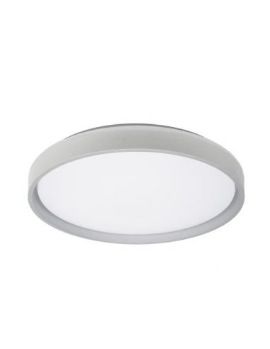 Morgan 60w 3000-4200-6500k White/silver ceiling light 7.5x50x50cm 5400lm C/remote