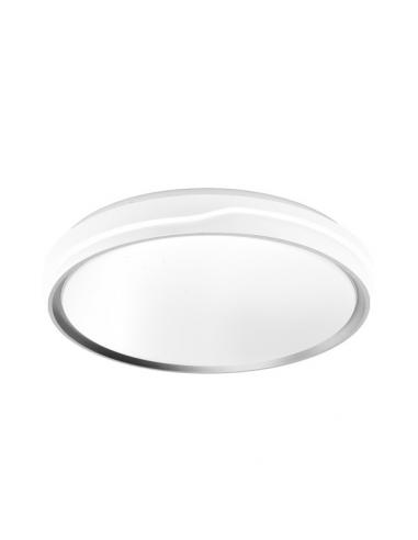 Plafon Anuar 60w 3000-4200-6500k Blanco/plata 7,5x50x50cm 5400lm C/remoto Y Memoria