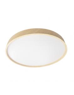 Kiara 60w 3000-4200-6500k White/beech ceiling light 6x50x50cm 5400lm C/remote
