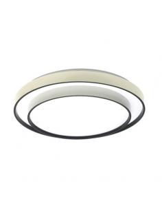 Fana 60w 3000-4200-6500k White/black ceiling light 9x50x50cm 5400lm C/remote