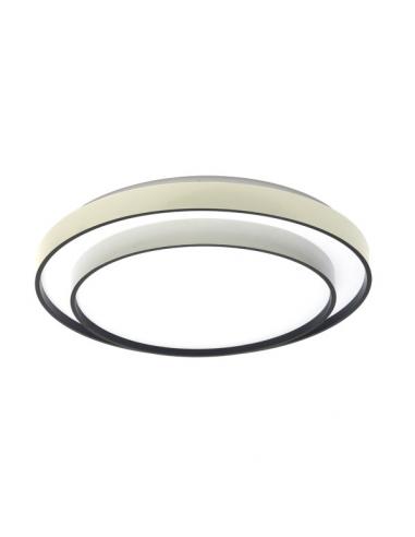 Fana 60w 3000-4200-6500k White/black ceiling light 9x50x50cm 5400lm C/remote