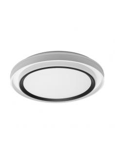 Plafon Meyer 60w 3000-4200-6500k Blanco/negro 7x50x50cm 5400lm C/remoto