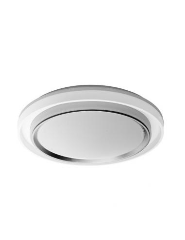 Meyer 60w 3000-4200-6500k White/silver ceiling light 7x50x50cm 5400lm C/remote